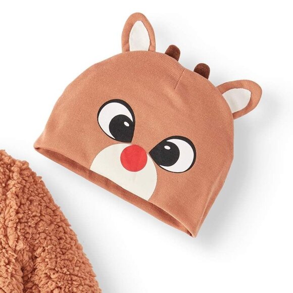 Rudolph Red Nosed Reindeer Union Suit Pajamas -Infant & Toddler - 12M-5T - NWT - Picture 2 of 5